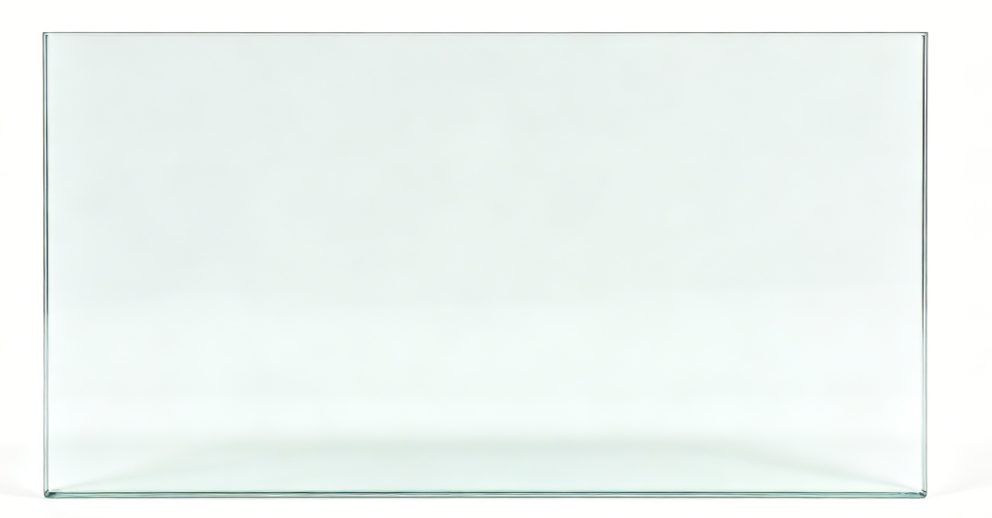 Tempered glass panel for cooler and freezer doors