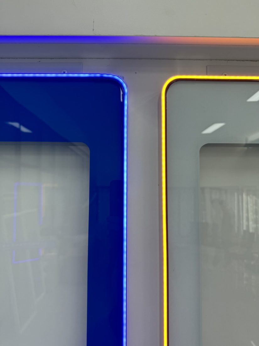 Illuminated Advertising Glass Door for commercial refrigeration