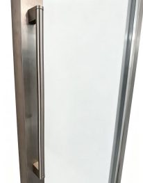 PVC frame glass door edge profile detail