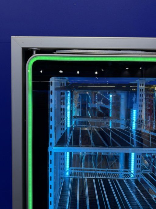 Rounded Corner Glass Door (Integrated LED) for commercial refrigeration